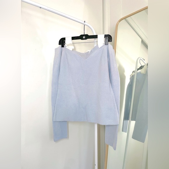 Helmut Lang Off the Shoulder Sweater - Picture 2 of 4
